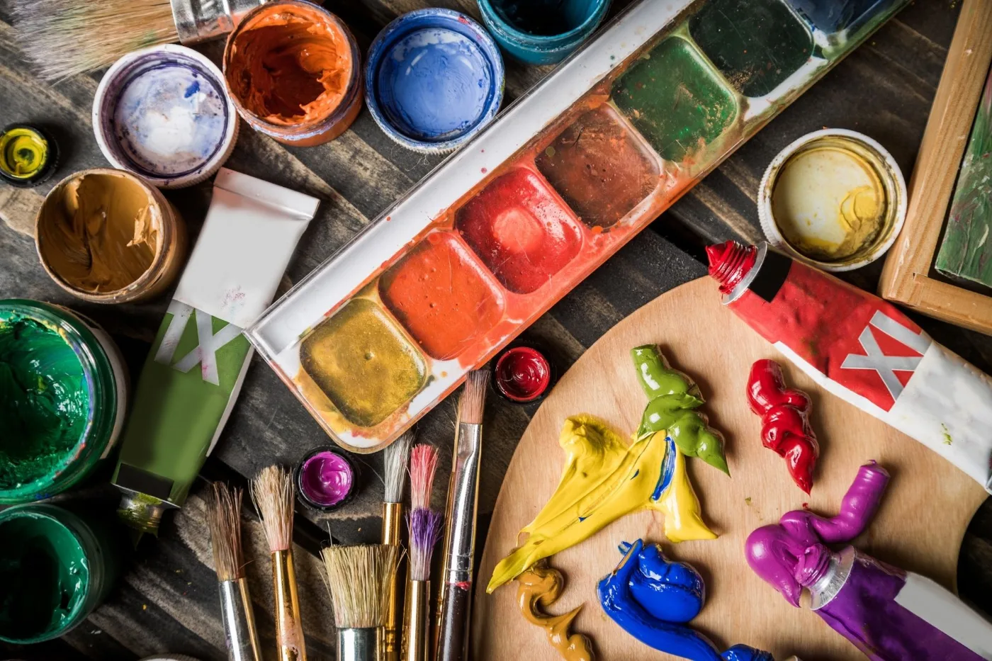 Paint night for Alpine guests